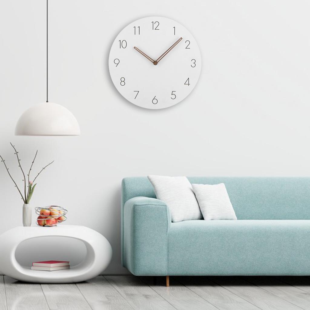 11'' Wall Clock Round Wall Clock Silent Wall Clock Battery Operated
