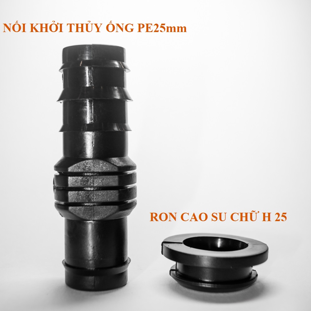 COMBO NỐI KHỞI THỦY Kèm Gioăng (Ron) Cao Su Cho Ống Mềm PE phi 16mm, 20mm, 25mm - goGarden