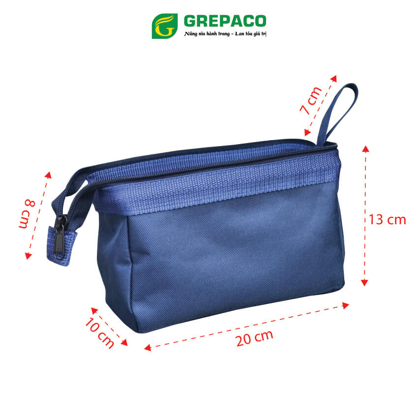 Hộp Đựng Bút Viết Đa Năng Grepaco Bằng Vải Bố Canvas Tote Đẹp Nhiều Ngăn Dạng Túi Đựng Dụng Cụ Đồ Dùng Học Tập, Phụ Kiện Học Sinh, Sinh Viên, Đồ Cá Nhân Văn Phòng – Hàng Chính Hãng