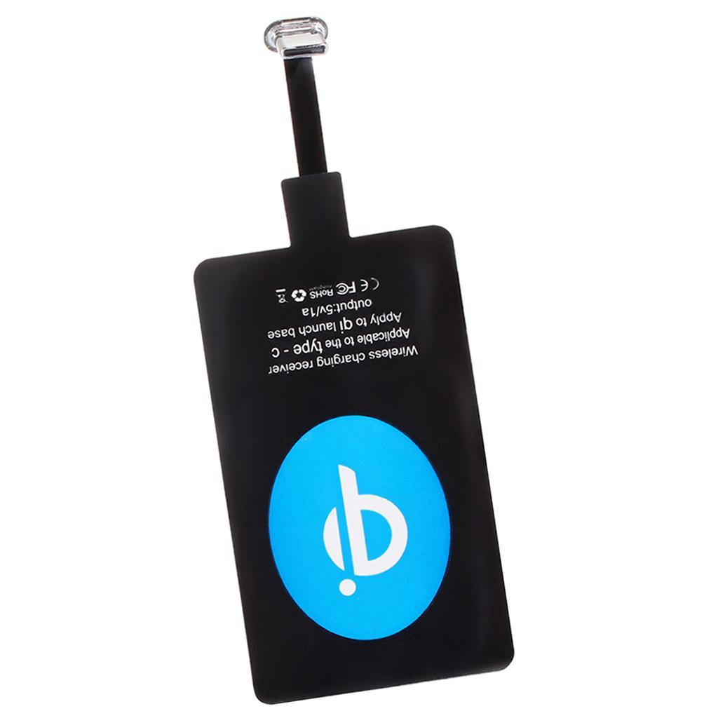 Qi Wireless Charging Receiver Card for Android Phones with Type C Connector