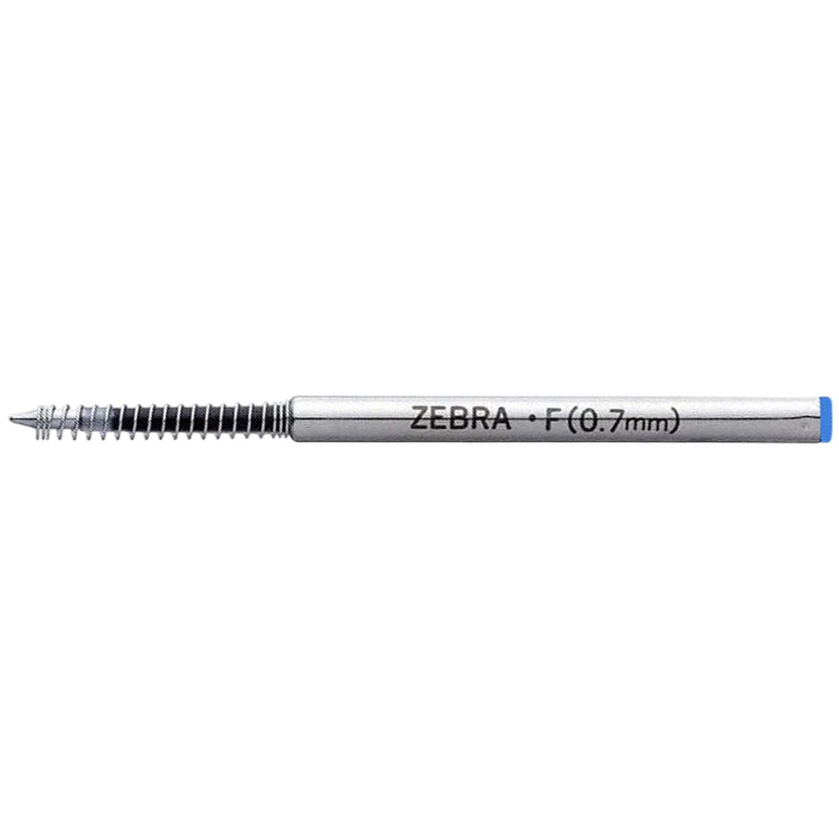 Ruột Bút Bi Zebra F 0.7 mm - Refill BA115 - F701 - F301 - F301comp - Mực Xanh