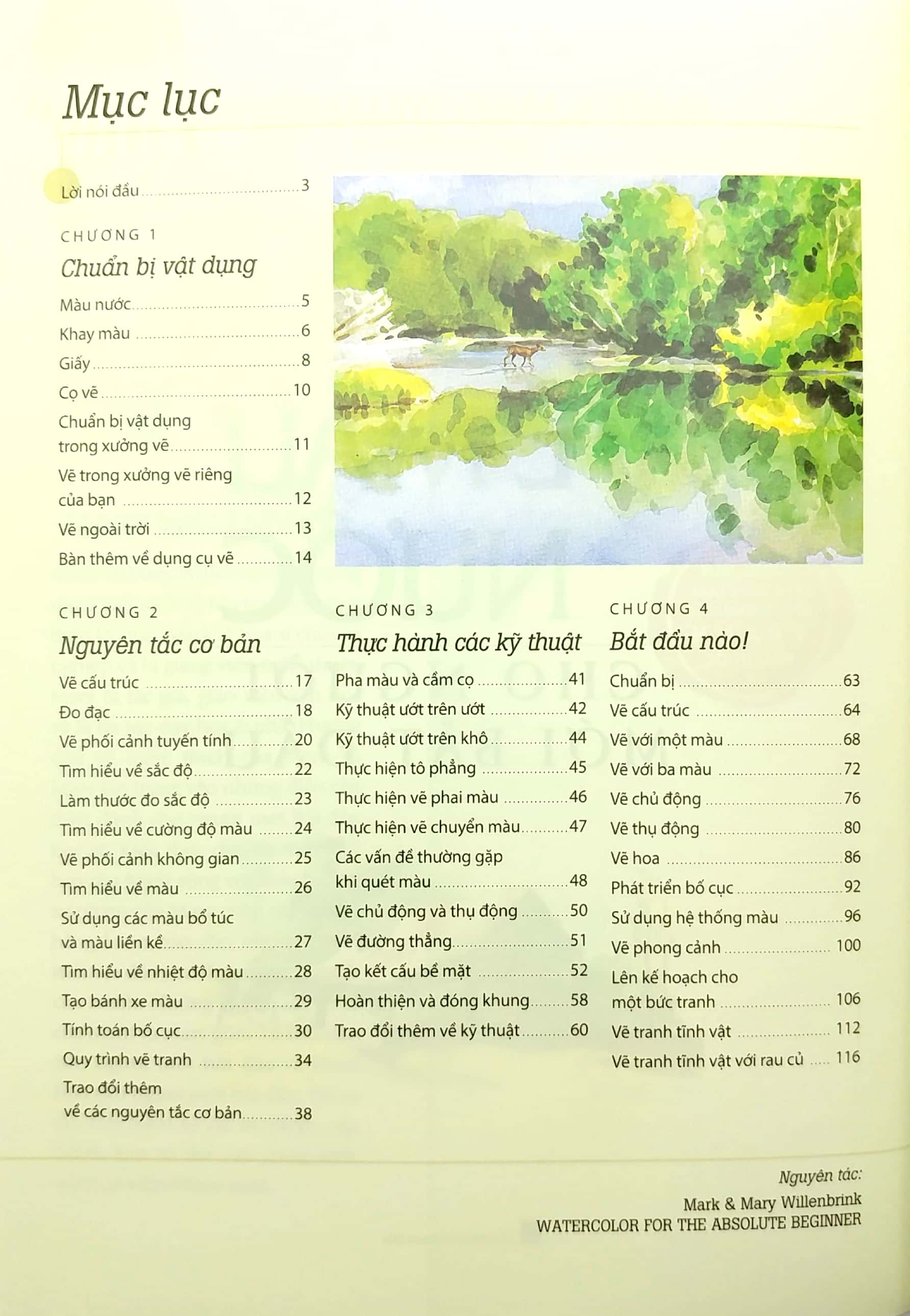 Vẽ Màu Nước Cho Người Mới Bắt Đầu