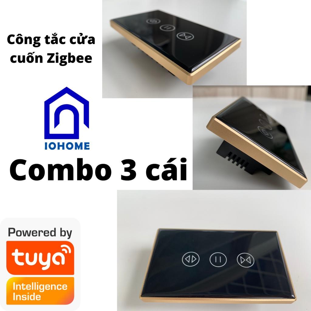 Công tắc điều khiển cửa cuốn thông minh cao cấp Tuya kết nối wifi &amp; Bluetooth và hệ Zigbee (Mẫu mới 2022 full chức năng)