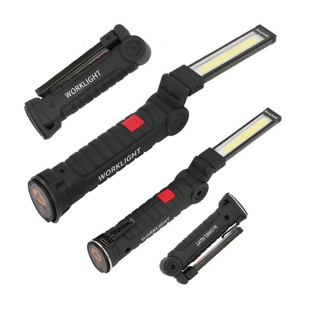 LED Work Light Folding COB USB Rechargeable Hanging PortableTent Lamp S