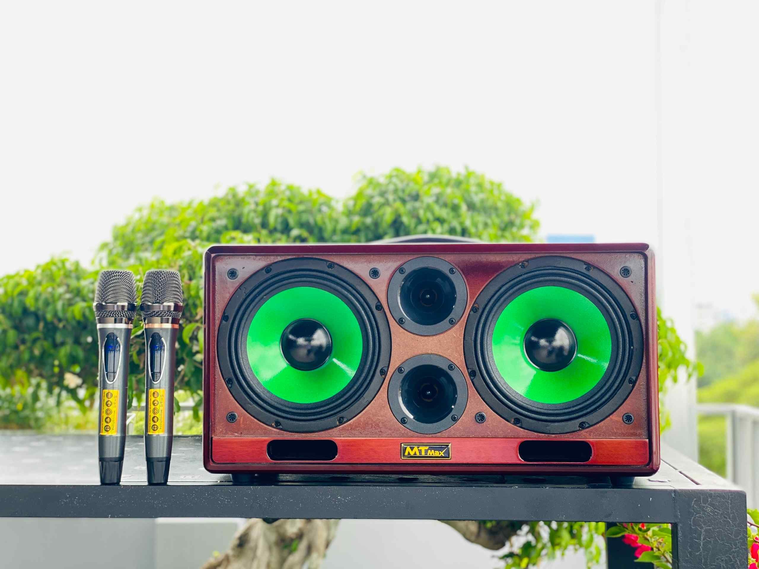 [ Tặng Kèm Micro Và Phụ Kiện ] Loa Di Động Thùng Gỗ Sang Trọng Cao Cấp MTMAX DK06, Trang Bị 2 Bass 20 Và 2 Treble Cho Công Công Suất Mạnh Mẽ, Đầy Đủ Kết Nối Bluetooth, HDMI, Optical, Cổng Guitar, Cổng Micro, TF Bảo Hành 12 Tháng, Hàng Chính Hãng