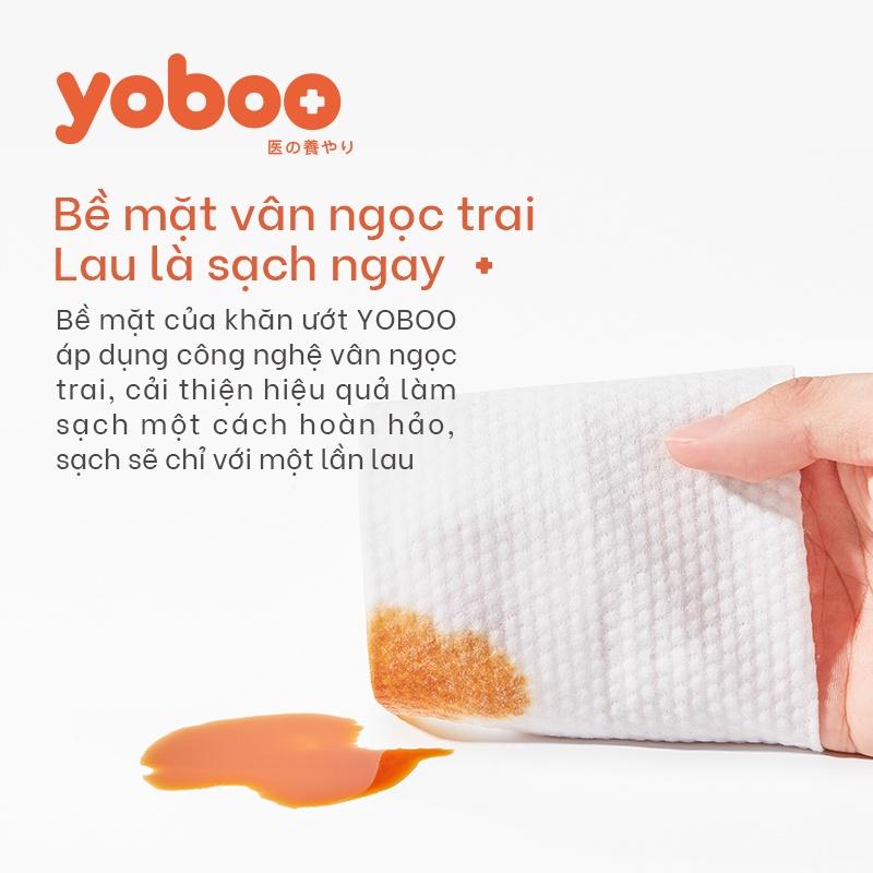 Combo 3/6 Gói Khăn giấy ướt yoboo (100 tờ/Gói)