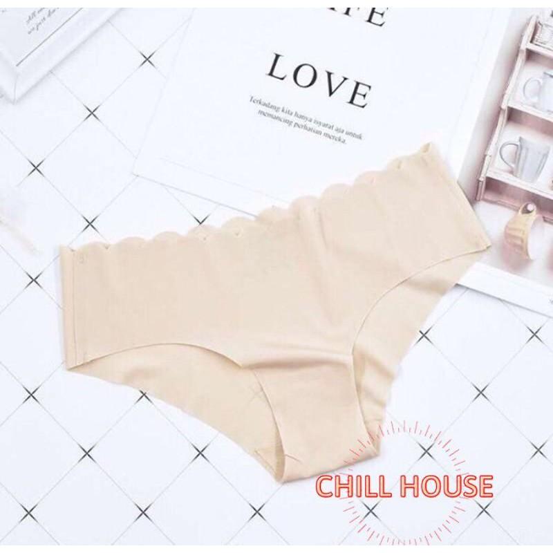Quần lót đúc su không đường may cạp viền sóng siêu đẹp 033 - CHILLHOUSE
