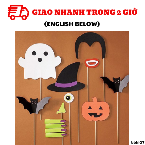 Bộ phụ kiện chụp hình Halloween bbhl07