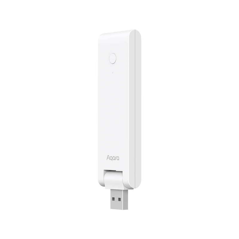 Bộ trung tâm Aqara E1 - Dạng USB nhỏ gọn, gập 105 độ, Zigbee 3.0 - Hỗ trợ Apple Homekit