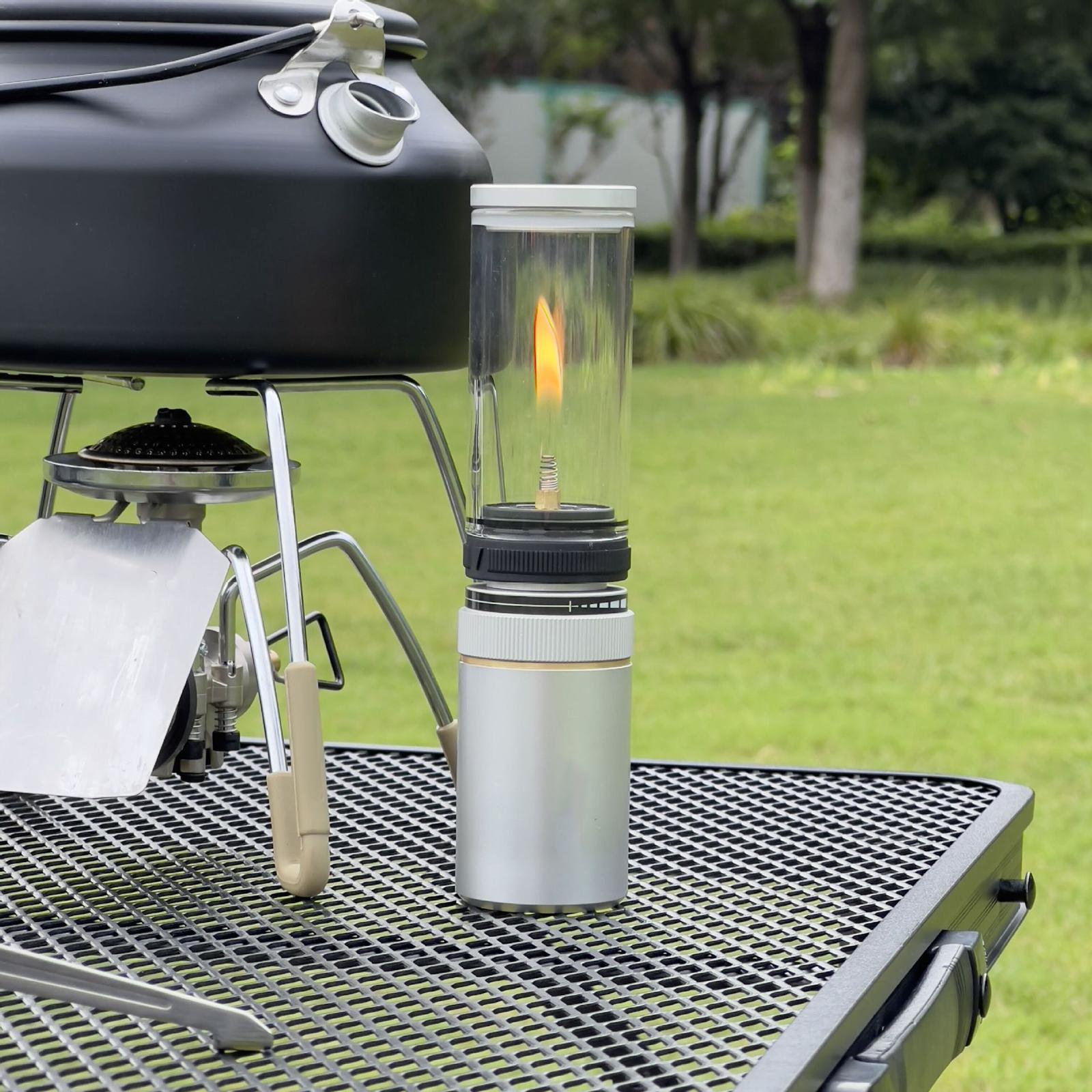 Outdoor Gas Tank Lamp Portable Tent Lantern for Backpacking Emergency Picnic