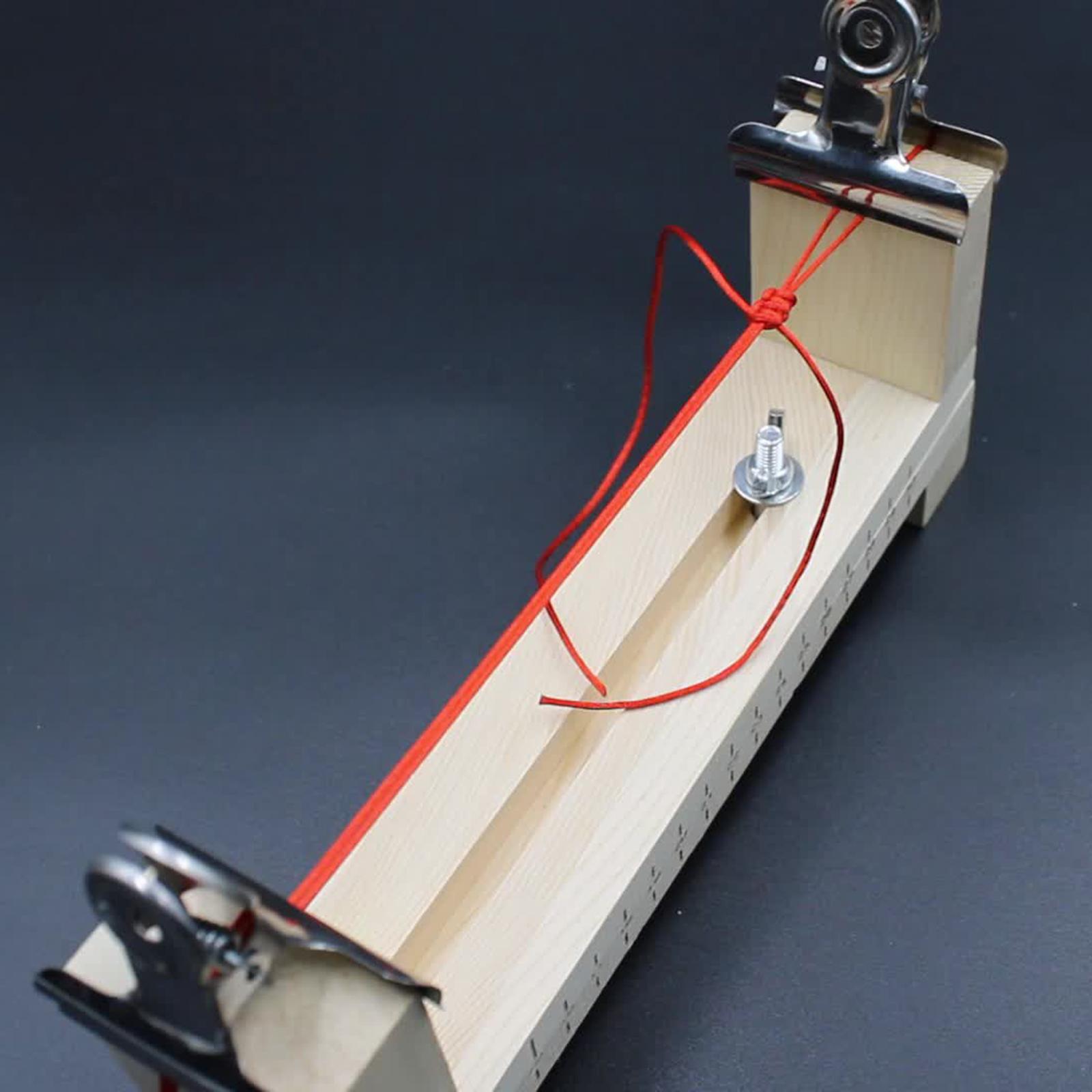 Jig Bracelet Weaver Wooden Frame Lanyard Parachute Cord Braiding Maker Tools