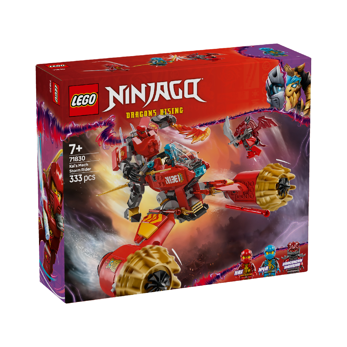 Đồ Chơi Lắp Ráp Chiến Giáp Và Xe Chiến Đấu LEGO NINJAGO 71830 (333 chi tiết)