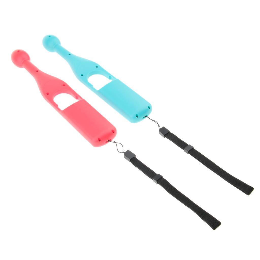 2 Pieces Drumstick Game Handle Grip for Nintendo Switch Joy-Con Controller