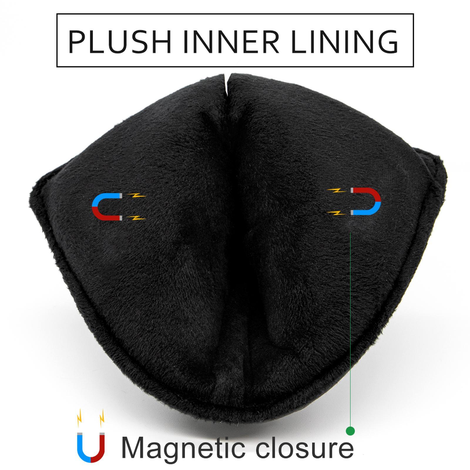 PU Leather Golf Mallet Putter Head Cover Waterproof Outdoor Sports Golfers