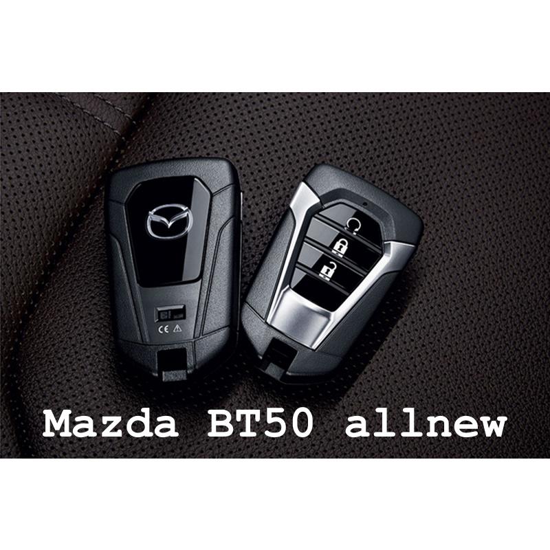 Bao da dành cho chìa khoá Mazda BT50, BT-50 all new 2021 2022 handmade da thật 008