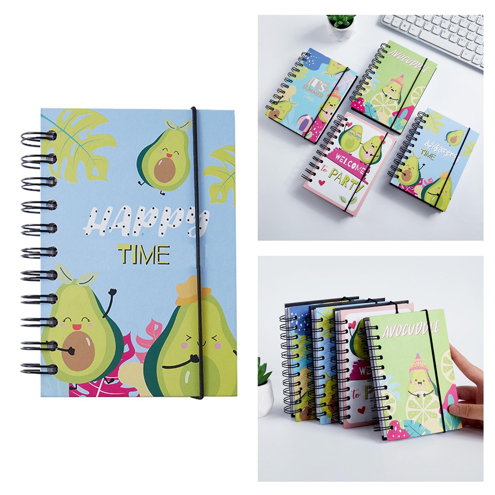 Spiral Bound Notebook, Colorful Spiral Bound Ruled Notebook, for School Supplies Office