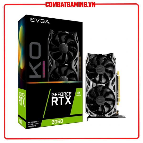 Card Màn Hình EVGA RTX 2060 KO Ultra 6GB GDDR6 - Hàng Chính Hãng