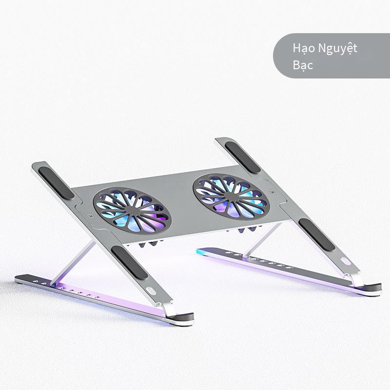 Giá đỡ máy tính xách tay nổ đặc biệt với quạt tản nhiệt chơi game Giá đỡ máy tính bảng hợp kim nhôm