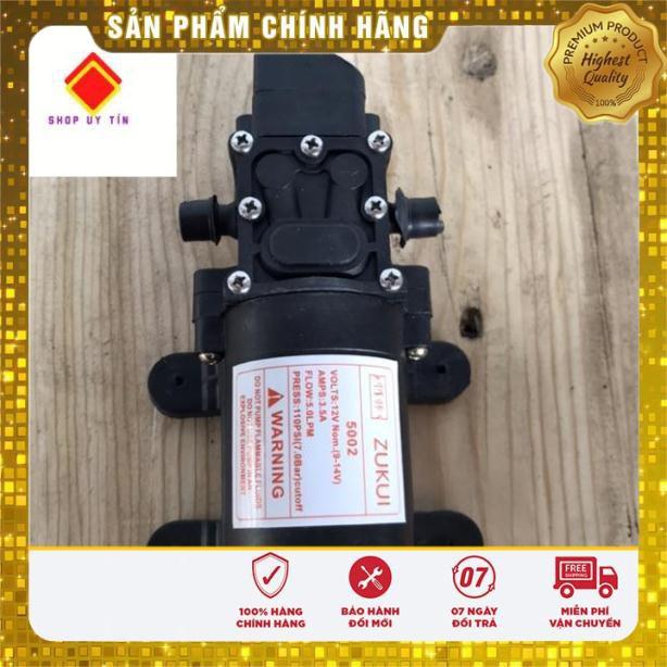 Máy bơm tăng áp 12v động cơ 1400v/p chạy khỏe