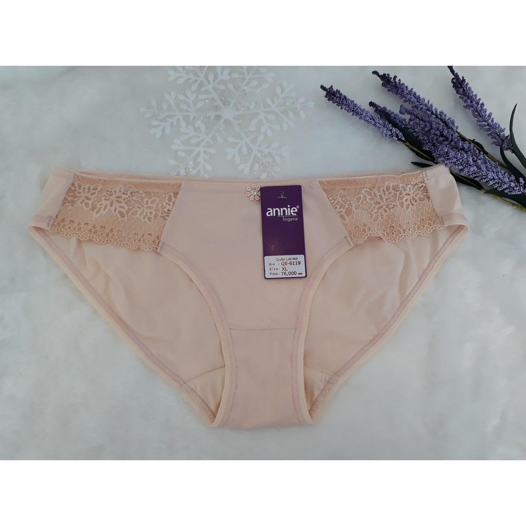 Quần lót phối ren hông điệu đà annie QE 8119 được thiết kế với kiểu dáng thời trang, cuốn hút, form ôm vừa vặn kết hợp c