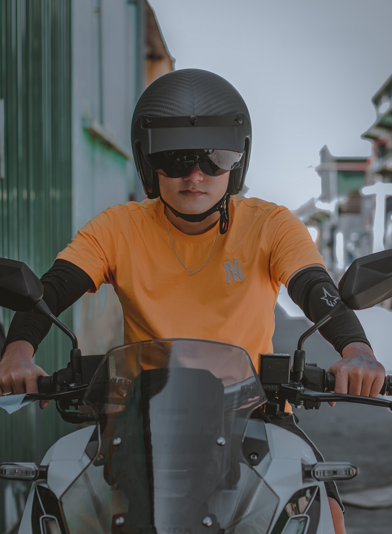 Mũ Bảo Hiểm 3/4 Kính Âm LS2 OF601 BOB Carbon - GARA20