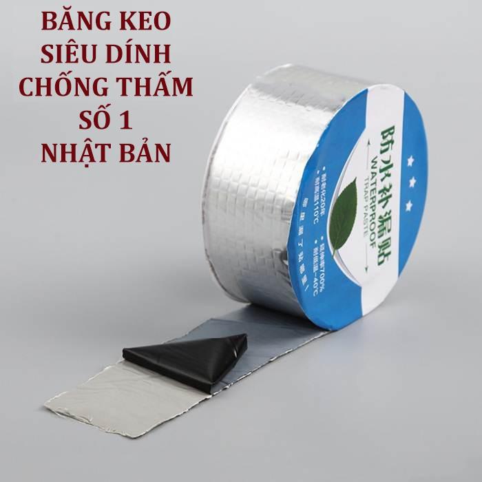 Băng Keo Siêu Dính, Chống Thấm Dột, Dán Tường, Dán Mái Tôn, Dán Ống Nước,SỐ 1 NHẬT BẢN
