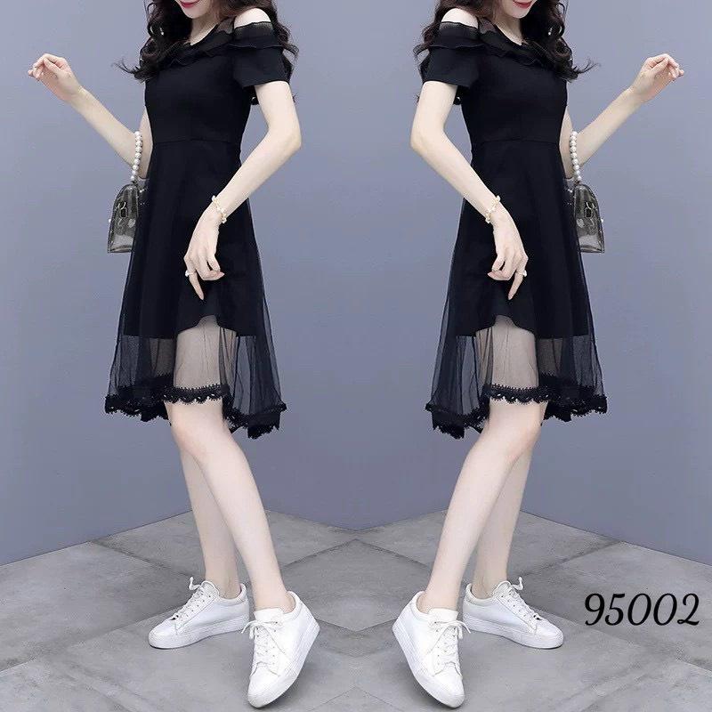 ĐẦM UMI PHỐI LƯỚI SANG CHẢNH - THỜI TRANG TIỂU THƯ HÀN QUỐC - THANH LỊCH 2022