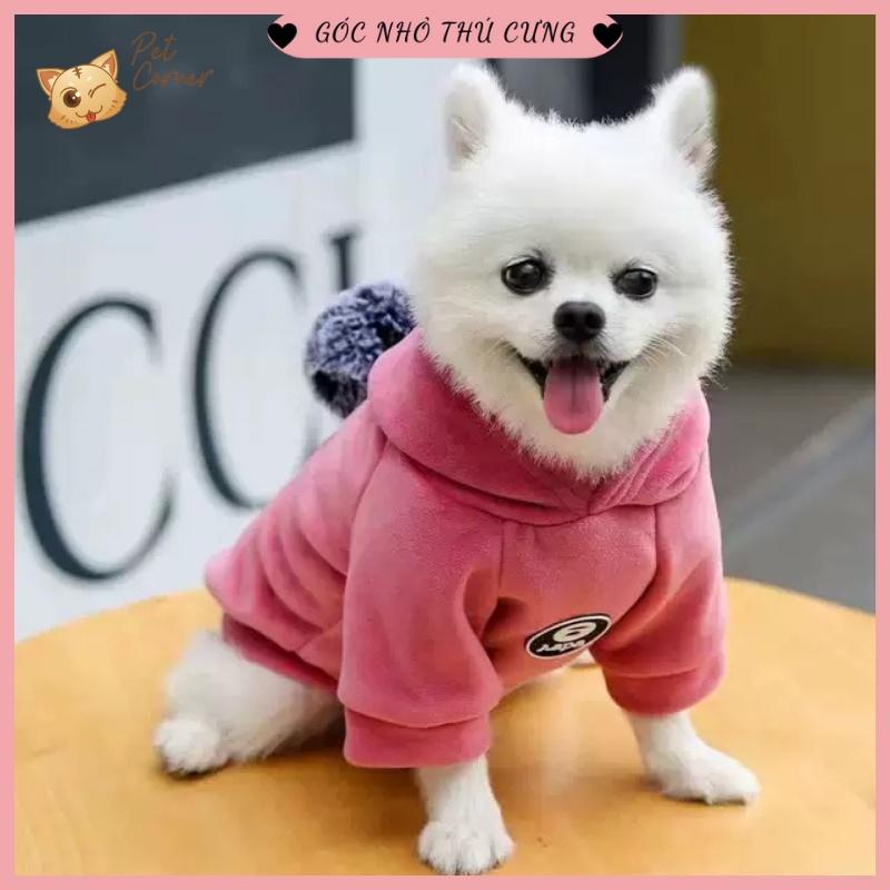 Áo Hoodie nhung cao cấp cho thú cưng - Áo cho chó mèo mùa đông