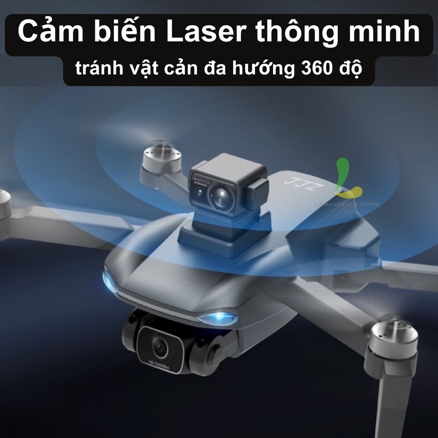 Máy bay flycam SG108 5G Wifi FPV 4K HD Camera Kép, Có cảm biến bụng hỗ trợ chống rung ELS, bay 25 phút - Hàng chính hãng