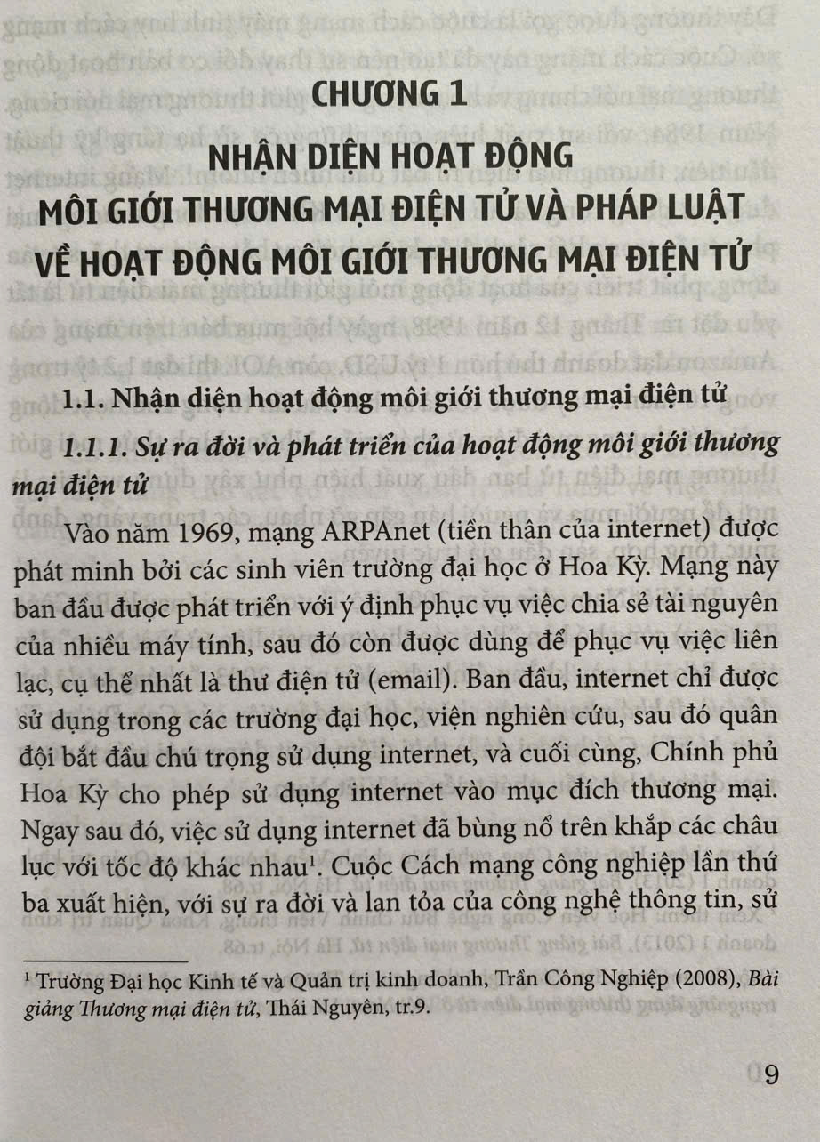 Pháp Luật Về Hoạt Động Môi Giới Thương Mại Điện Tử ( Tái bản lần thứ nhất)