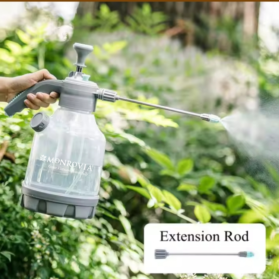 Bình tưới 3L Monrovia tưới cây, phun thuốc, rửa xe với chế độ phun sương, phun tia, phun bọt tuyết