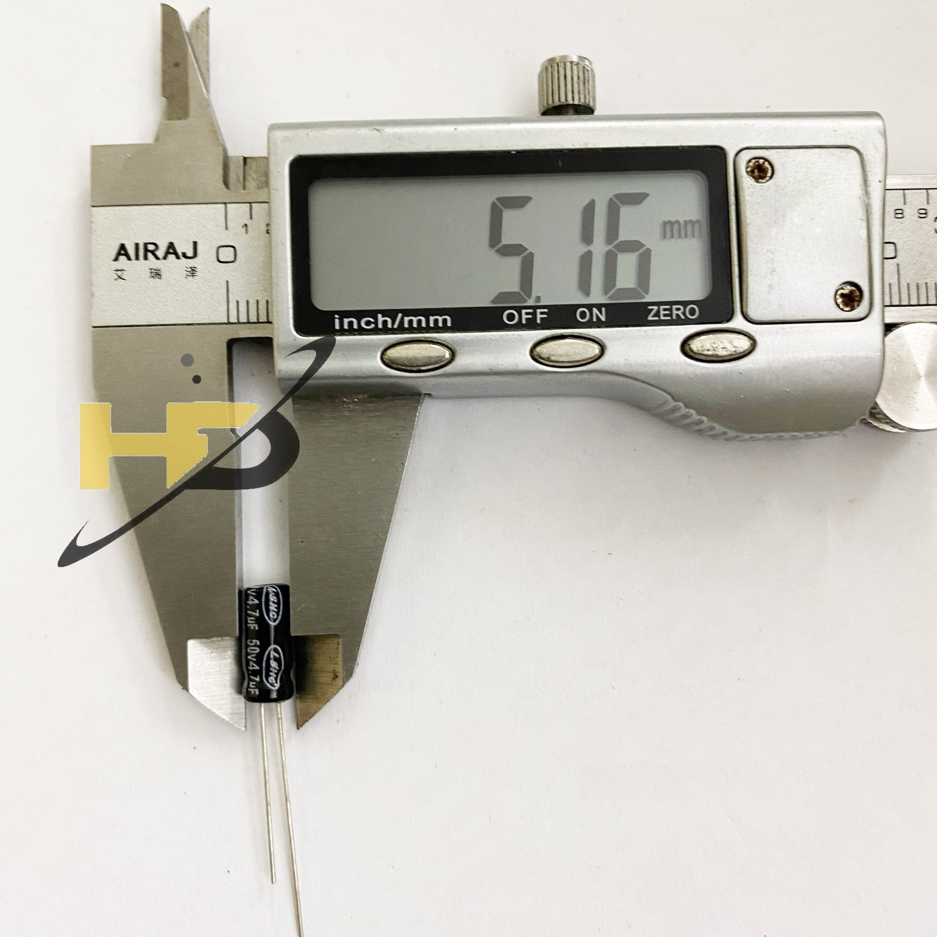 Tụ Hóa Phân Cực 4.7uF 50V Kích Thước 5x11mm