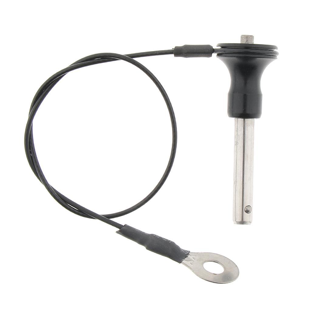 5 Pieces Stainless Steel Ball Lock Quick-Release Pin Push Button Round Head Pins 8mm-45mm