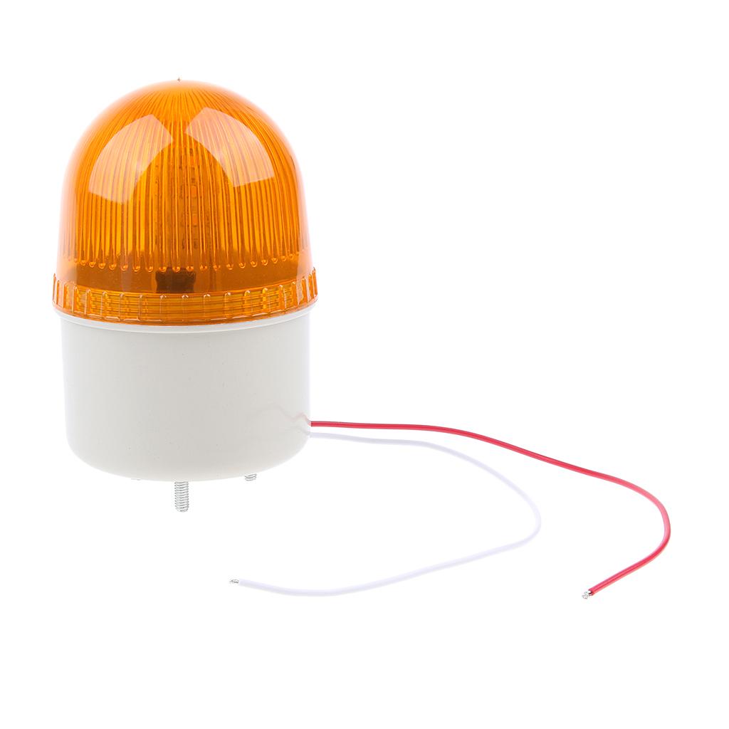AC220V Emergency Warning Strobe LED Beacon Light with Alarm Sound / Amber