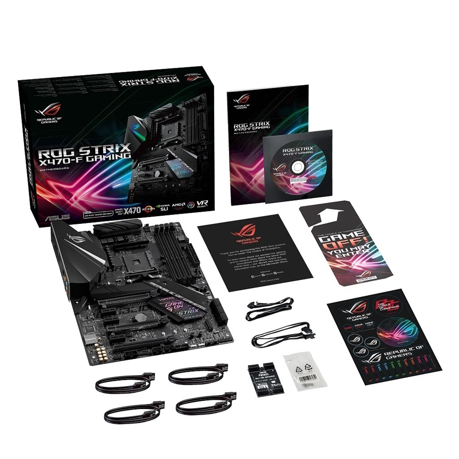 Bo mạch chủ - Mainboard Asus Rog Strix X470-F Gaming