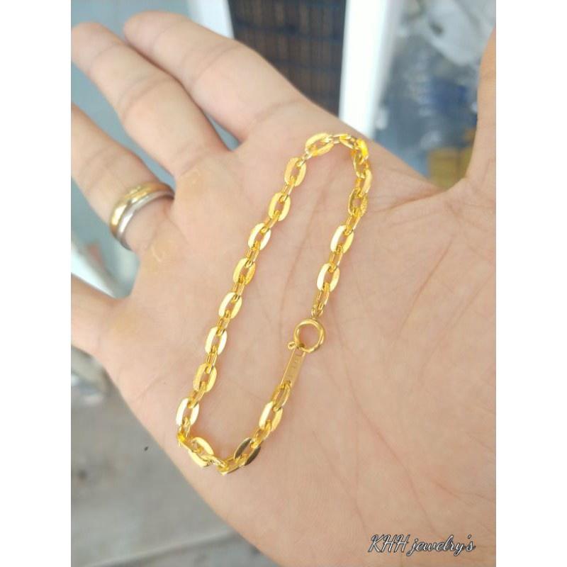 Lắc Tay Xích Trơn Nhỏ Bản Mỏng 4MM Đơn Giản Nam Nữ-Dùng tắm rửa thoải mái không kiêng mồ hôi