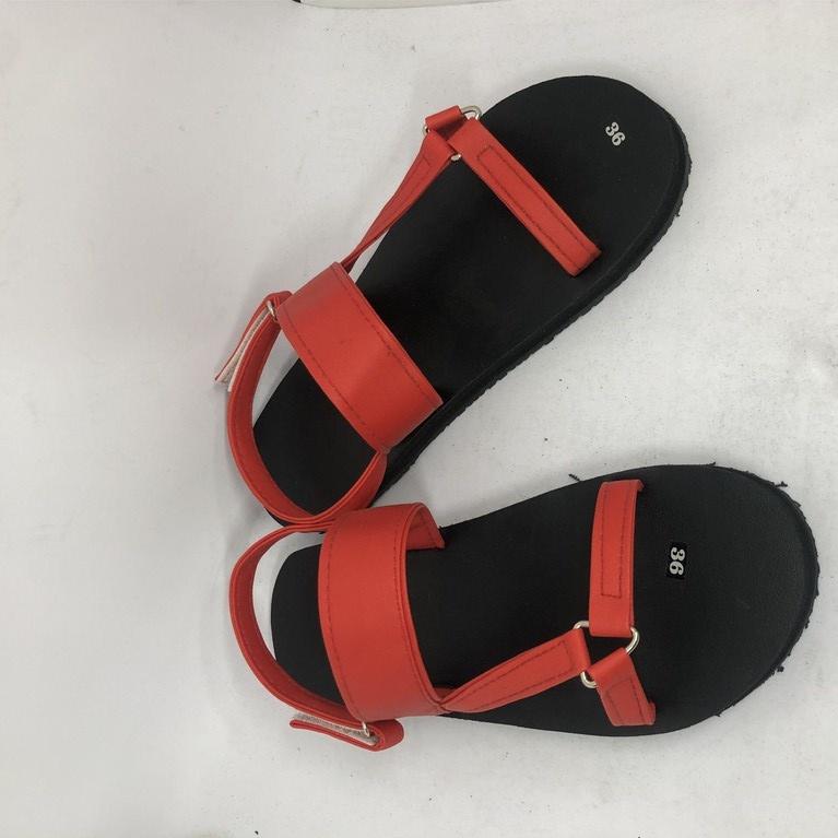 Sandal đồng nai dép sandal nữ ( đế đen quai đỏ ) size từ 35 nữ đến 42 nữ size khác ib chọn thêm