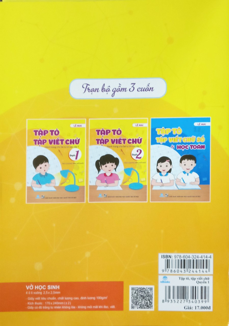 Sách - Tập tô, tập viết chữ quyển 1 - Theo chương trình mới nhất (Lê Mai) - ndbooks