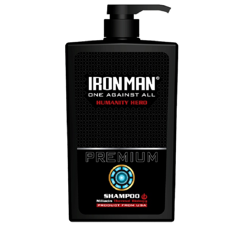 Dầu gội nhiệt hương nước hoa Ironman Humanity 650g