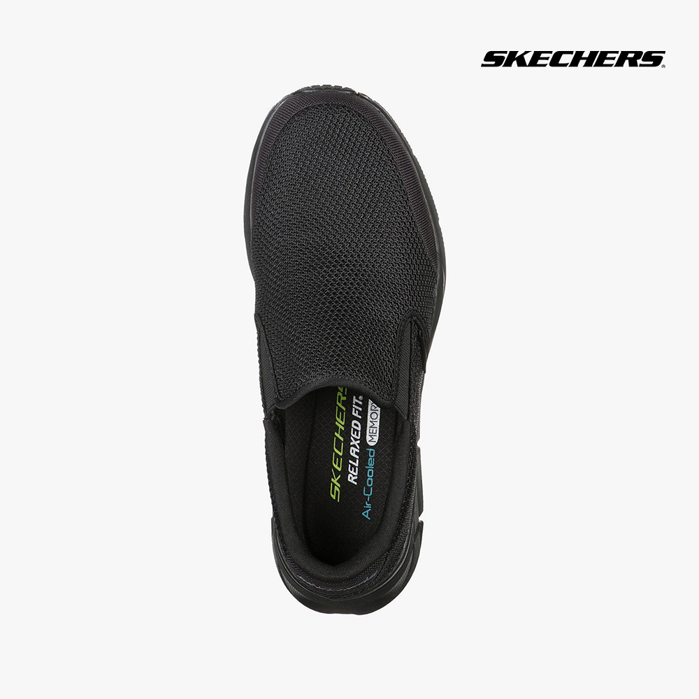 SKECHERS - Giày slip on nam Relaxed Fit Equalizer 4.0 Krimlin 232018-BBK