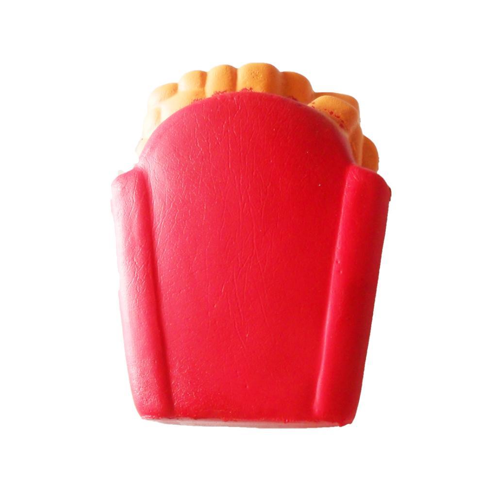 Soft Slow Rising Squishes Toys PU Stress Relief Fries Toy