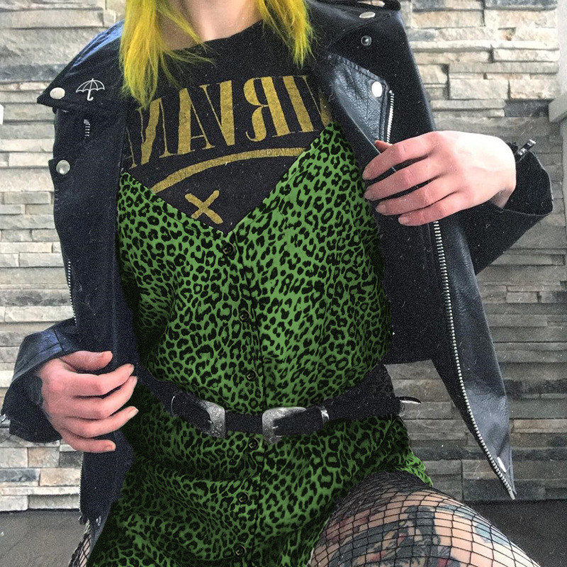 Áo Khoác Da Croptop Đen