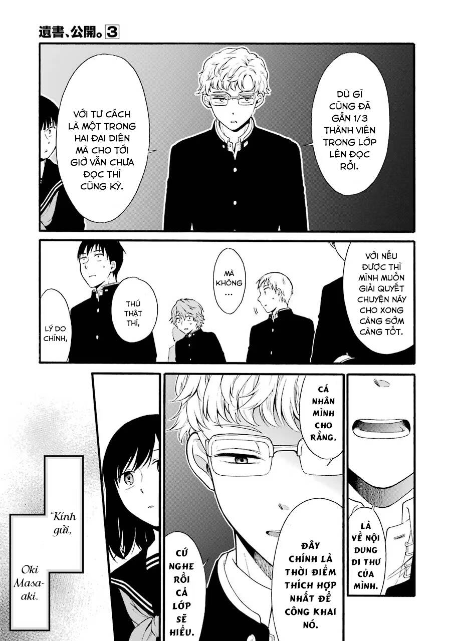 di thư trên bàn chapter 14 5