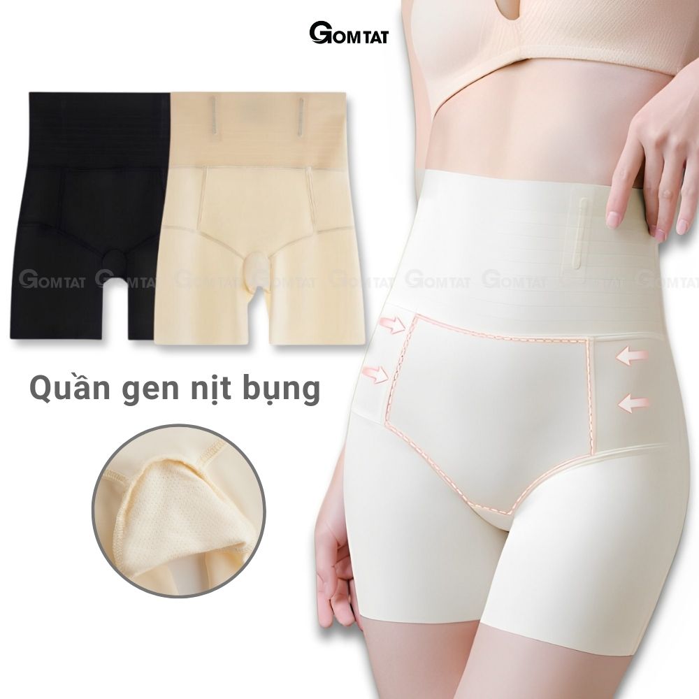 Quần gen nịt bụng siết eo, mặc trong váy giúp nâng mông định hình chống cuộn thoáng khí - SA-667