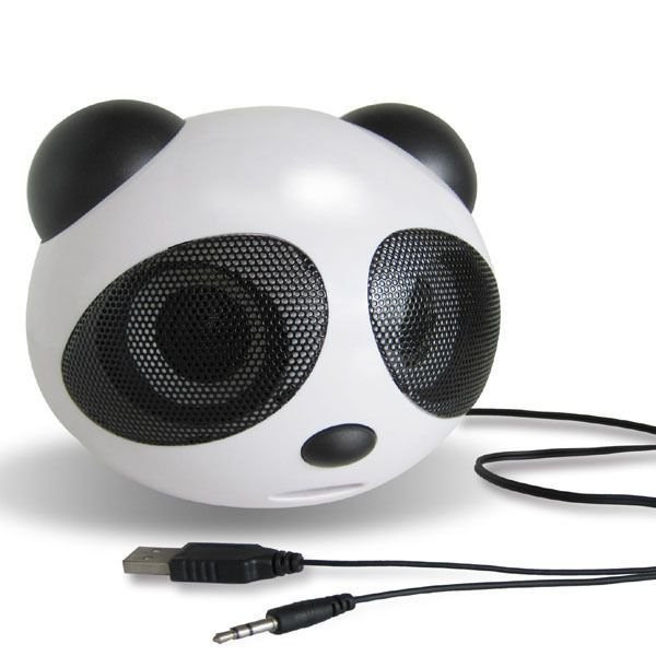 Loa Nghe Nhạc Hình Gấu Trúc Dễ Thương Loa Máy Tính Mini Gấu Trúc Panda Để Bàn Cao Cấp Âm Thanh Chuẩn Stereo - Hàng nhập khẩu