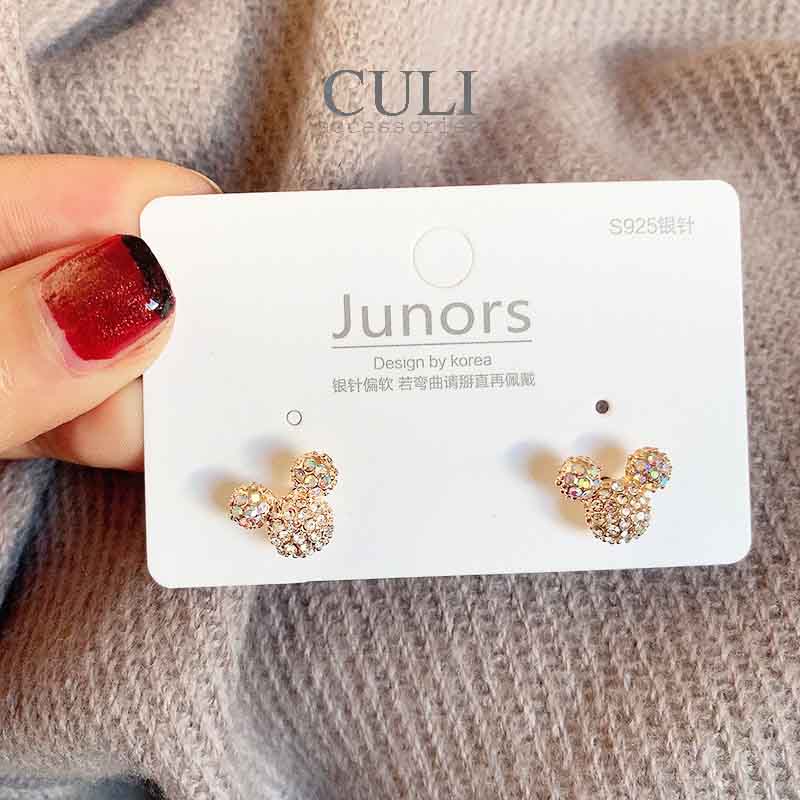 Khuyên tai, Bông tai thời trang hình đầu chuột cute HT689 - Culi accessories