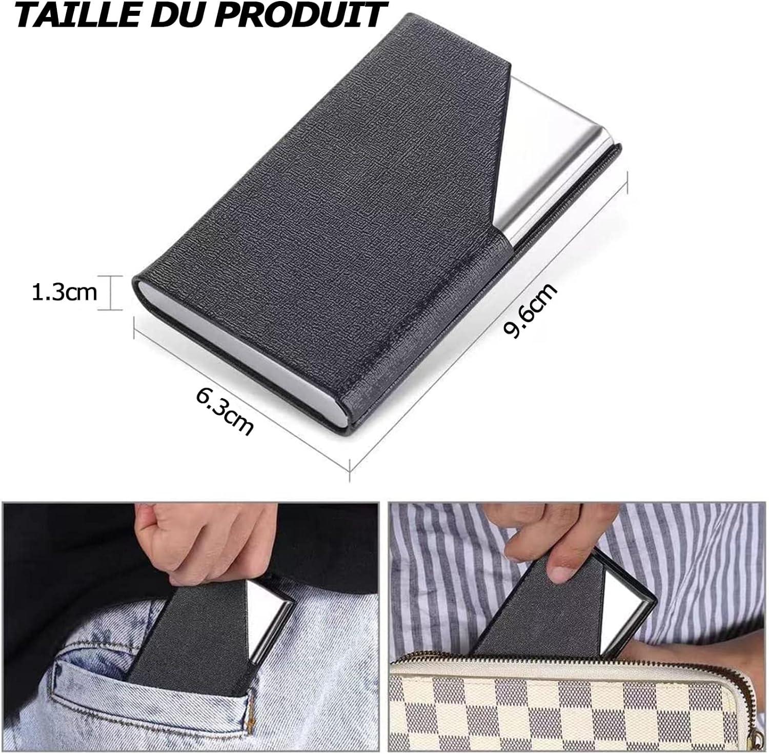 Bộ 3 chủ sở hữu thẻ truy cập, danh mục kinh doanh bằng thép không gỉ ETUI, danh mục thẻ tín dụng và danh tính
