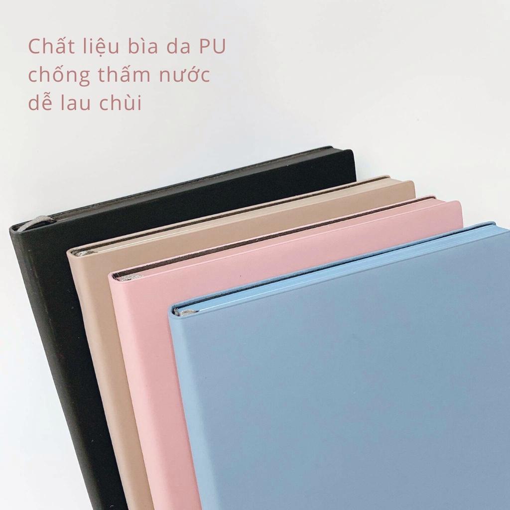 Color Edge Notebook - Sổ Tay Bìa Da Mềm - Sổ Ghi Chép A5 ruột Kẻ Ngang 120 gsm - Sổ bìa da PU chống thấm nước