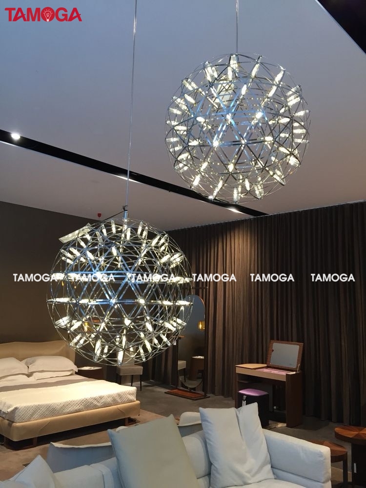 Đèn thả thông tầng cầu sao cỡ 600mm TAMOGA CUZIS 5840