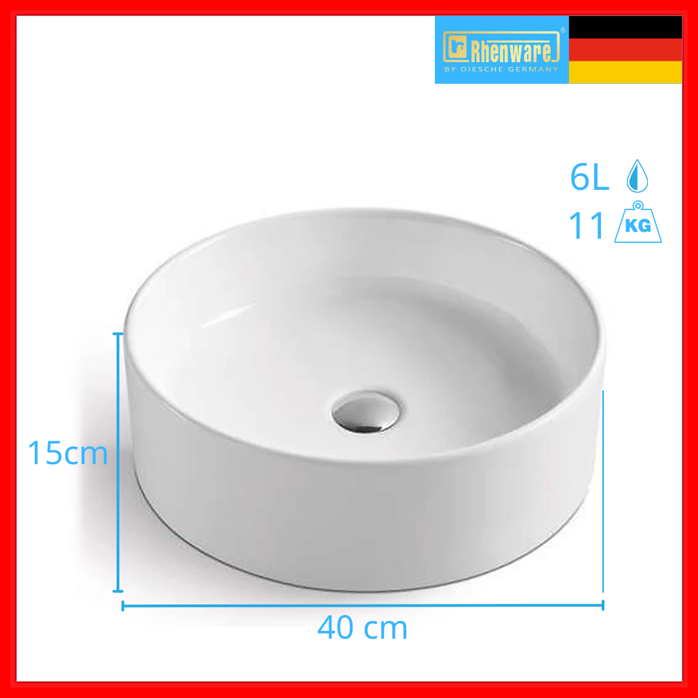 CHẬU LAVABO, NHẬP KHẨU CAO CẤP CHÍNH HÃNG RHENWARE LVB-Y054